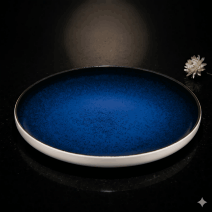 Sapphire Collection - Blue - Round Plate - 10.5 inch