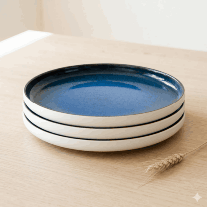 Sapphire Collection - Blue - Round Plate - 10.5 inch