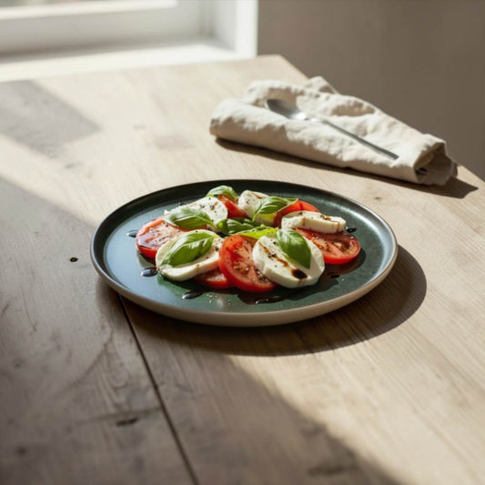 Sapphire Collection - Green - Corner Plate - 11 inch
