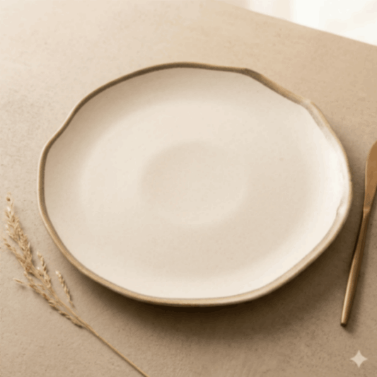 White Symphony - Dinner Main Plate - 10 inch