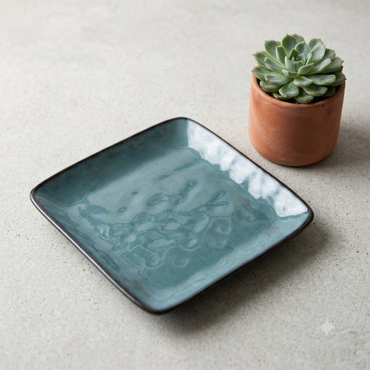 prdct_Copper Blue - Square Side Plate - 8 inch