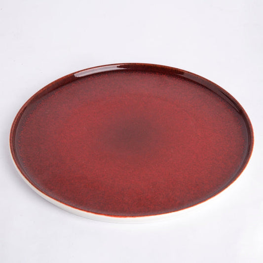Sapphire Collection - Red - Corner Plate - 11 inch