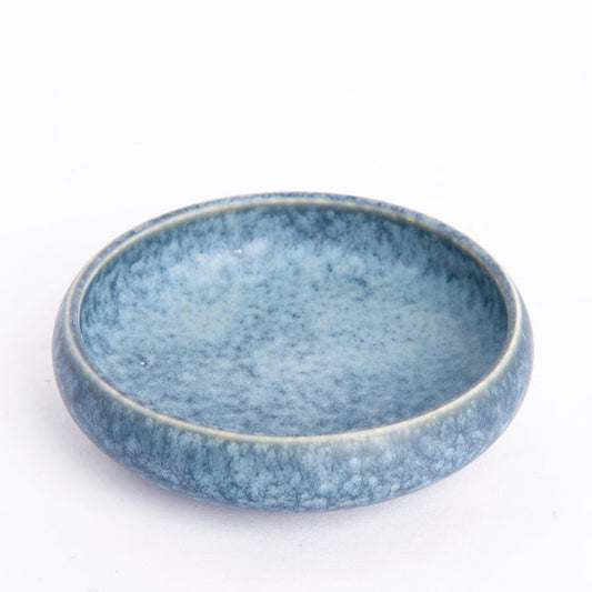 Ash Blue - Shallow Bowl - 5 inch