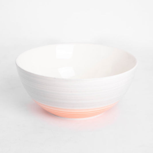 Rainbow Collection - Grey+Pink - Serving Bowl - 7 inch