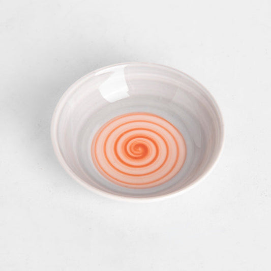 Rainbow Collection - Grey+Pink - Small Dish - 3.8 inch