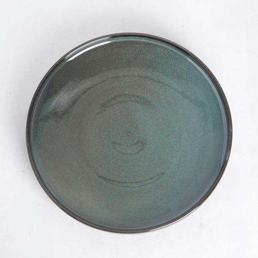Copper Blue - Corner Side Plate - 10 inch