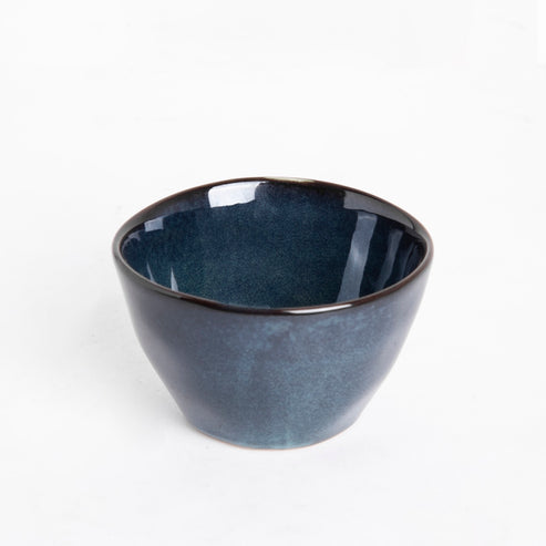 Copper Blue - Japanese Bowl - 4.5 inch
